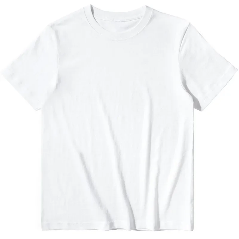 Универсальная однотонная женская футболка повседневный свободный крой короткий