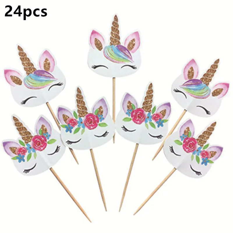 

Товары для вечеринок с единорогом, украшения для вечеринки в честь первого дня рождения для детей, бумажные стаканчики на тему единорога, тарелки, воздушные шары, топперы для торта, детский душ для девочек