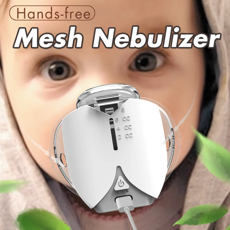 

Mini Handheld portable Nebulizer Mesh atomizer silent inalador nebulizador hands free Automizer inhaler kids adult fast express