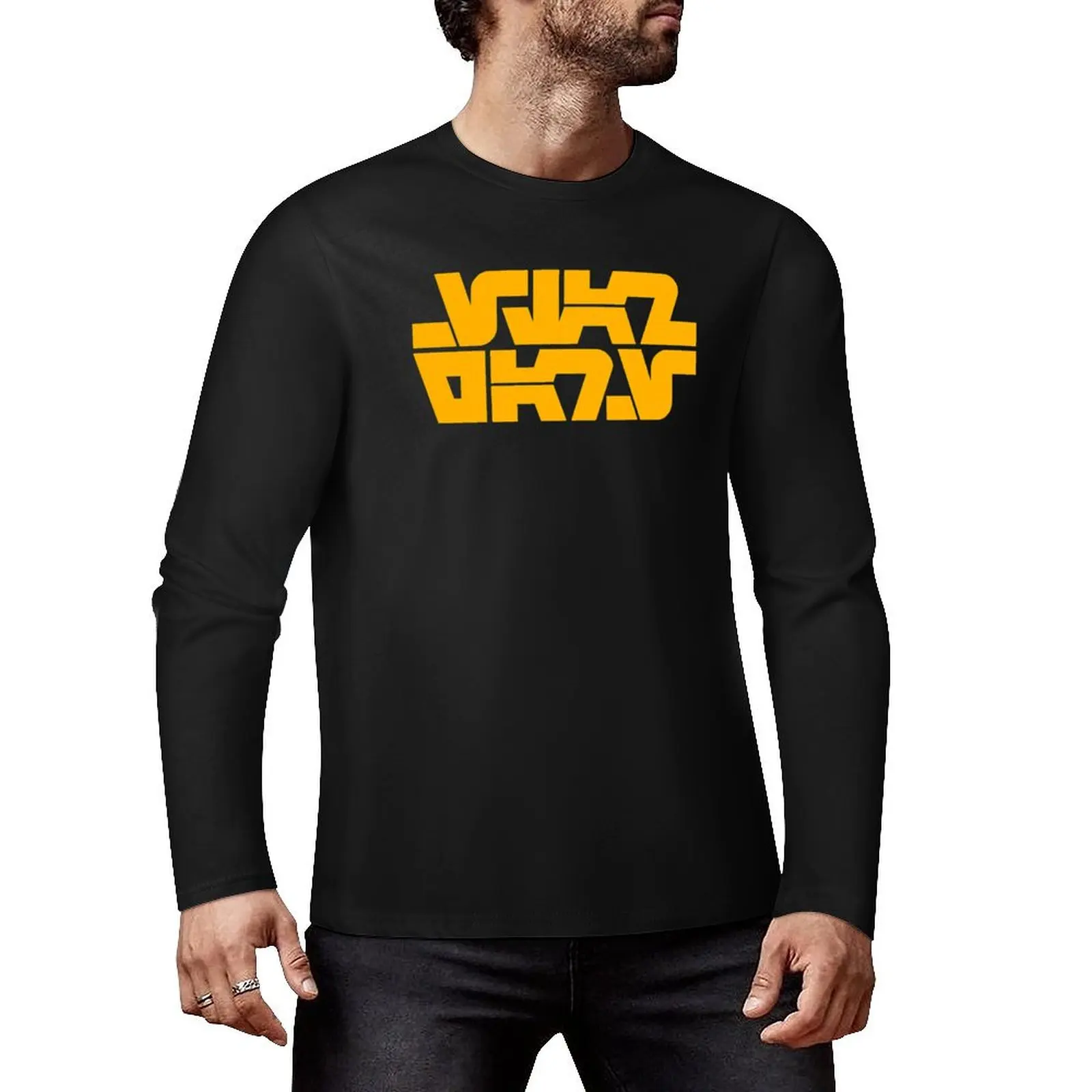 Длинная футболка с логотипом Aurebesh 1977 топы футболки на заказ создайте свой