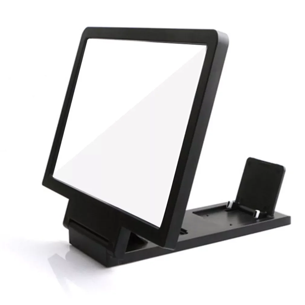 

3D Mobile Phone Screen Magnifier HD Video Amplifier Stand Bracket With Movie Game Magnifying Folding Phone Desk Holde