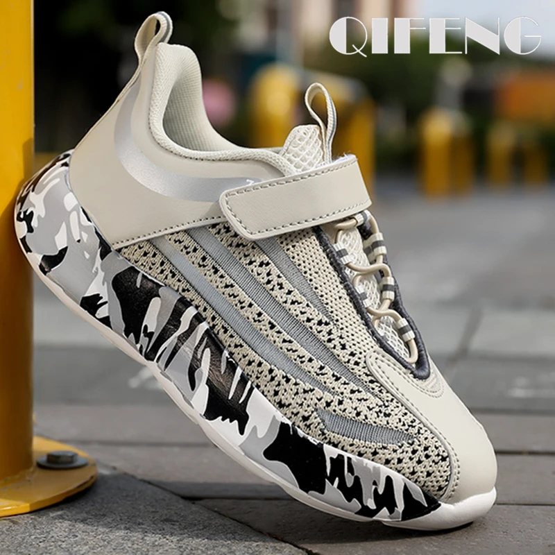 Children Casual Shoes Boys Running Mesh Sneakers Student Kids Summer Size 9 12 13 Years Old Popular Chunky Footwear Girl Fashion