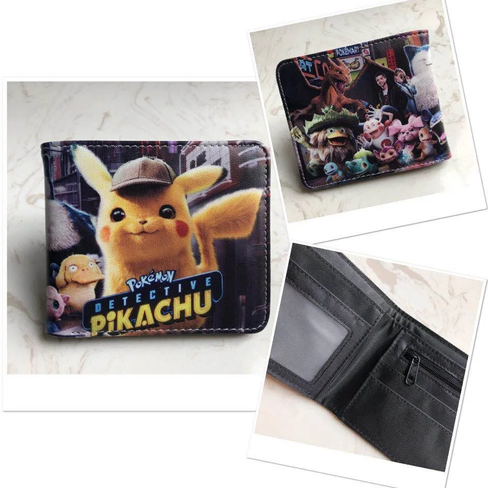 

Pokémon Cartoon Animation Short Wallet Elf Baby Color Printed Wallet Youth Card Clip Bag Student Wallet Unisex Casual