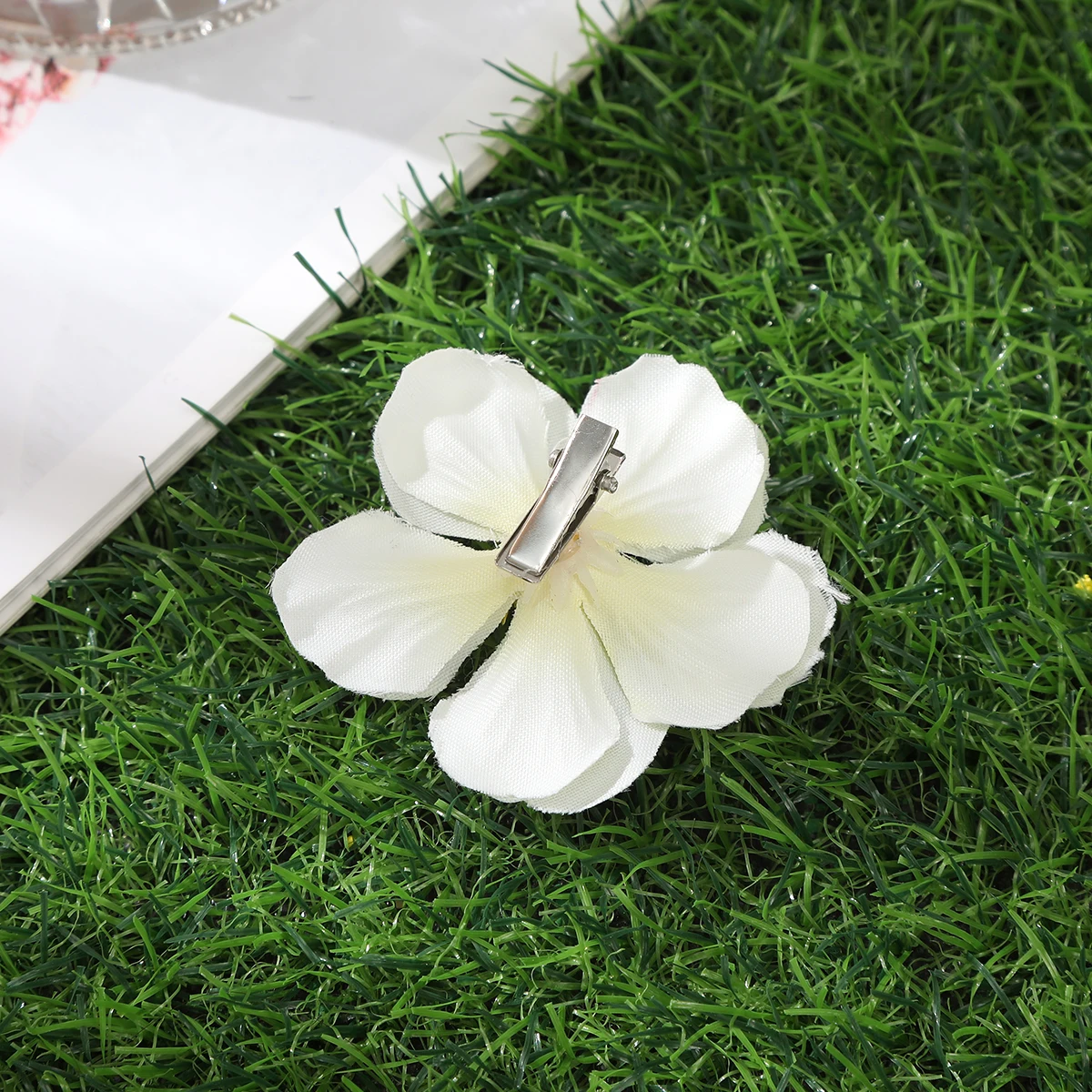 Модная симпатичная заколка для волос с розовыми цветами летняя детская