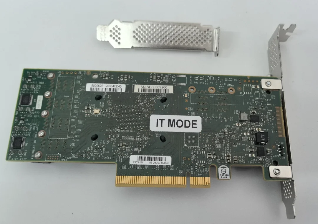 Фото LSI 9305-16I 12 Гбит/с SAS3 PCIe x8 SAS HBA P16 IT-режим ZFS TrueNAS UNRAID №3
