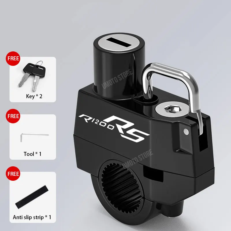 Замок для мотоциклетного шлема BMW R1200RS простой замок на руль велосипеда из сплава