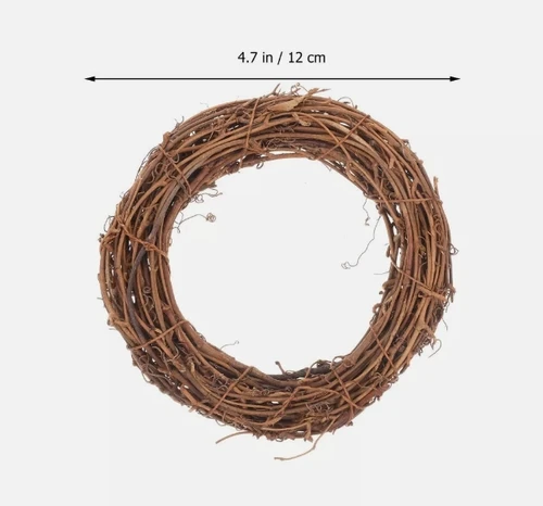 5 шт. сделай сам ротанговый венок на Рождество кольцо грейфин дверной обруч рама