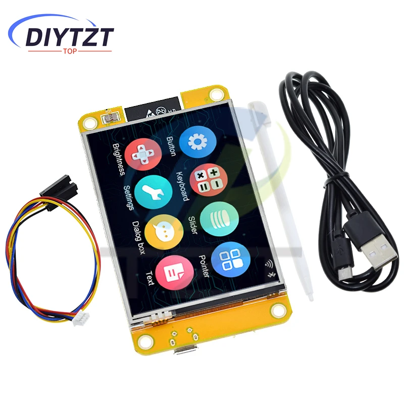 DIYTZT ESP32 LVGL WIFI и Bluetooth макетная плата 2 8-дюймовый ЖК-модуль TFT 240*320 умный экран с
