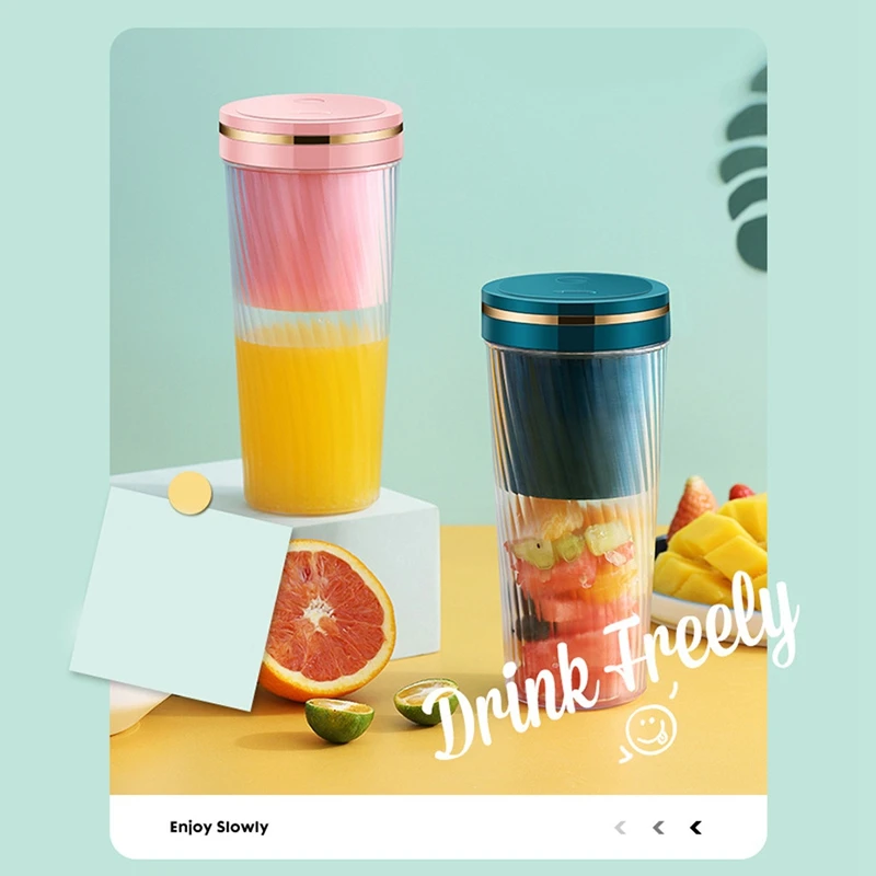 Соковыжималка портативная соковыжималка Бытовая Беспроводная зарядка от USB Мини соковыжималка для фруктов изысканный и практичный подаро...