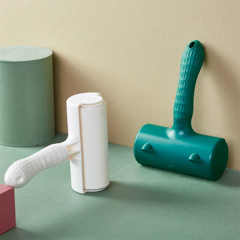 

Липкая щетка роликового типа для удаления ворса, многоразовая двухнаправленная щетка для удаления пыли и волос, средство для удаления шерсти домашних животных