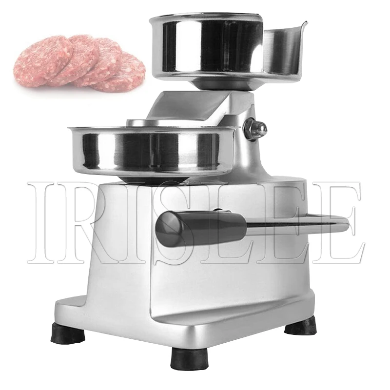 

15cm Hamburger Press Forming Machine Patty Maker Food Processors With 500pcs Burger Paper Round Meat Press Machine