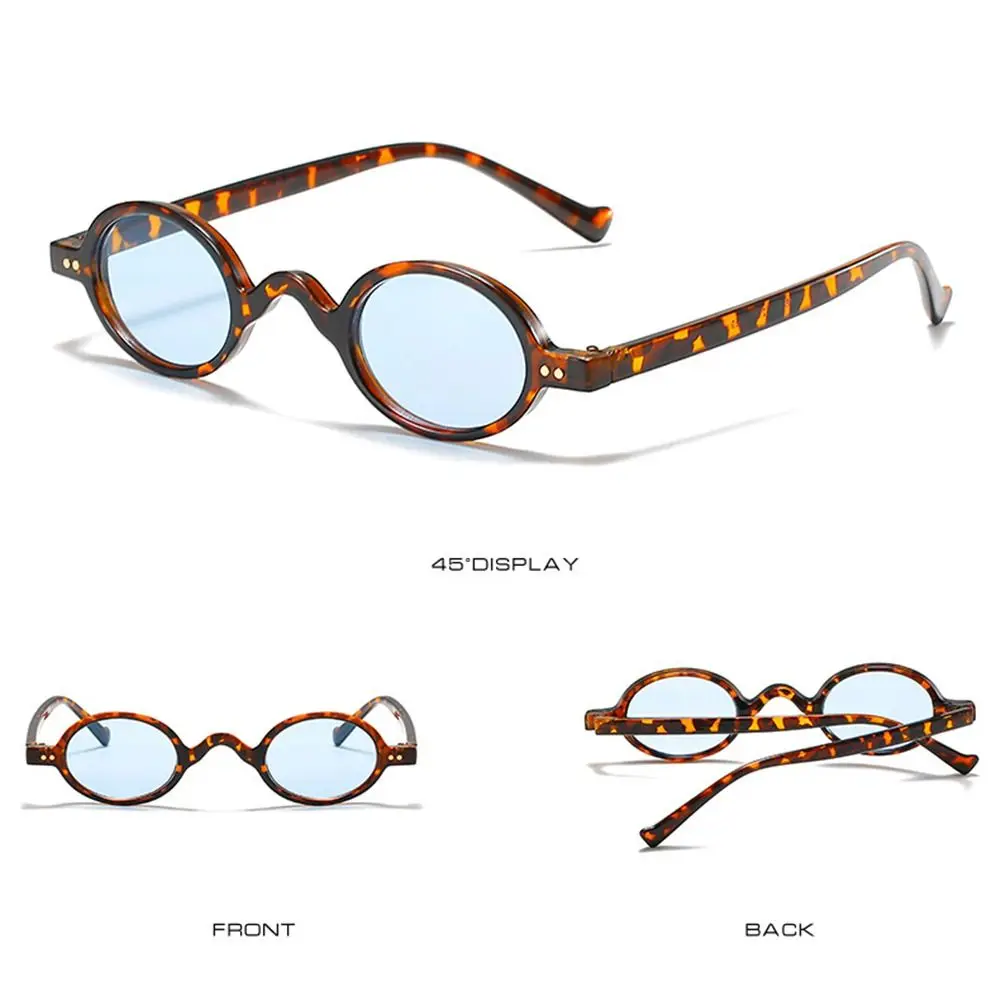 Модные маленькие круглые солнцезащитные очки для женщин Винтажные