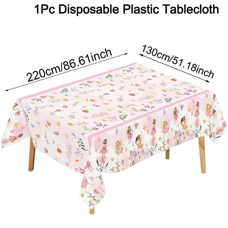 

Пластиковая скатерть «Весенние Цветы И Феи»