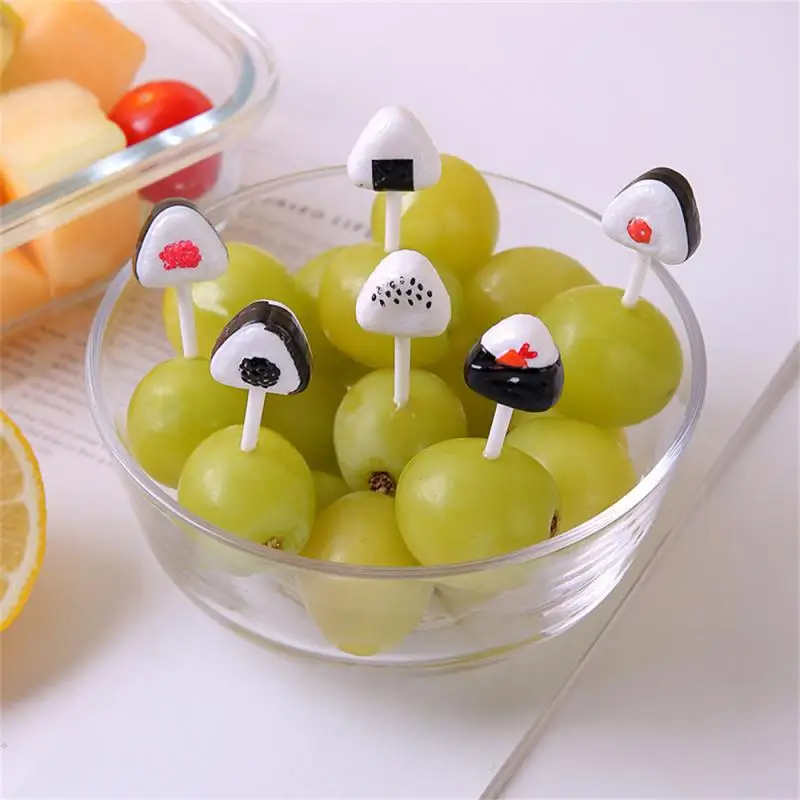 

Fruit Fork Cartoon Mini Animal Bento Box Cartoon Food Selection Children Snacks Cake Dessert Food Fruit Fork Party Decoration