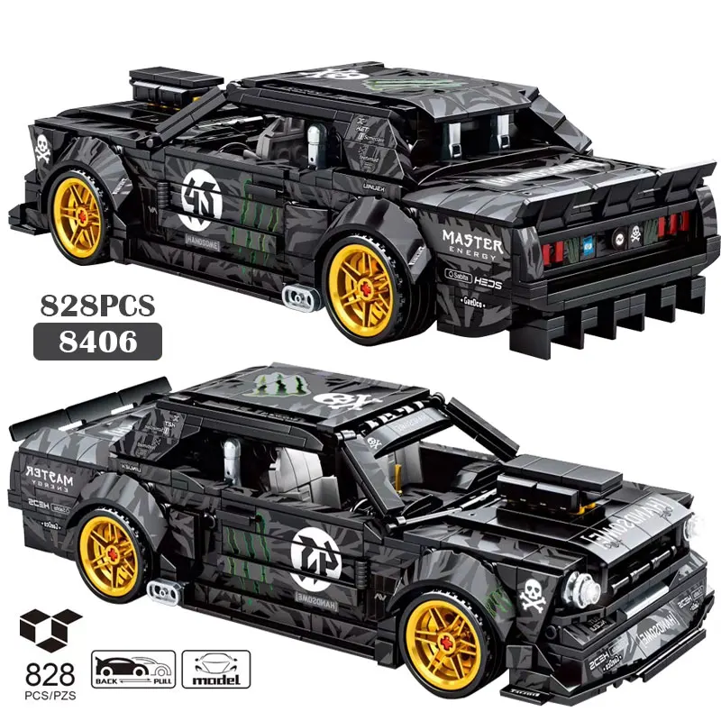 

Техническая мощность, спортивный гоночный автомобиль, модель города «сделай сам», высокотехнологичный строительный блок, тянущийся автомо...