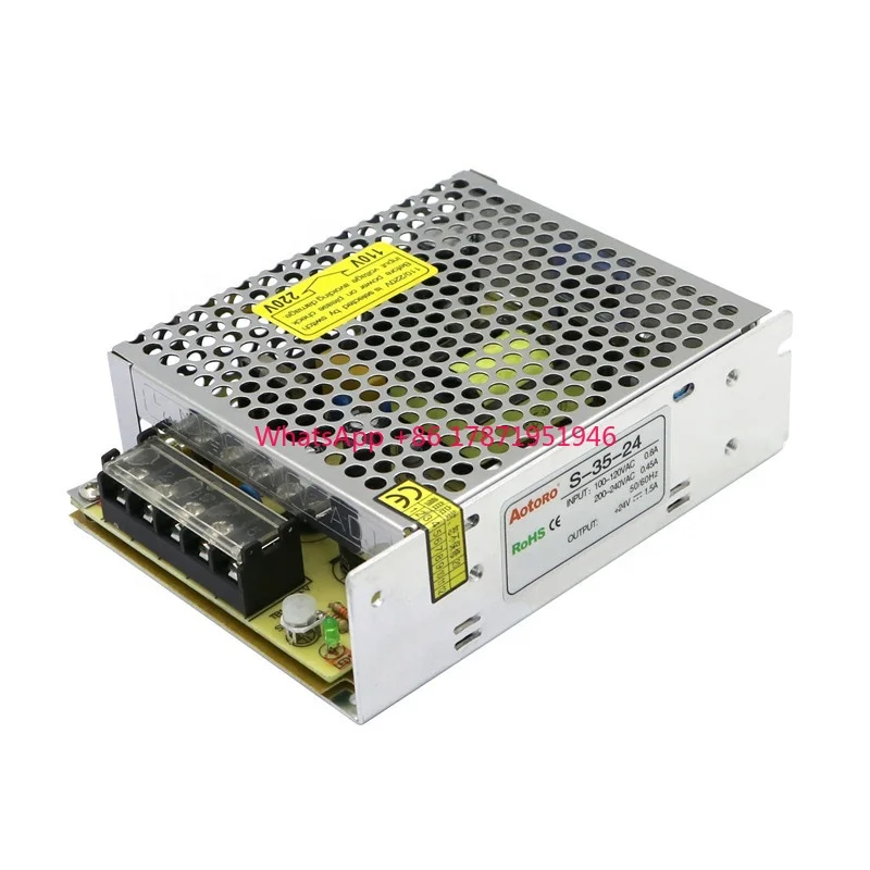 Блок питания режима переключения Одиночный S-35-12 220 В переменного тока 12