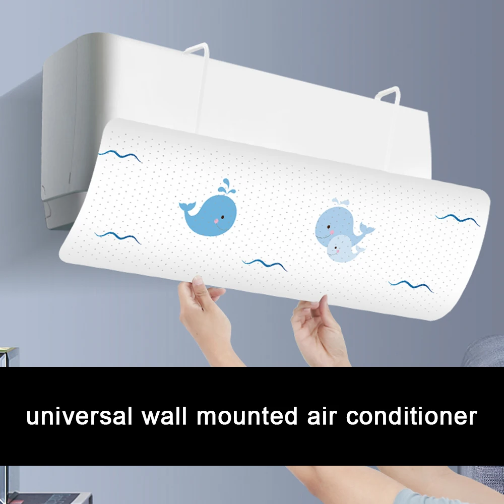Air Conditioner Wind Deflector Adjustable Air Windshield Cooled Baffle Air Condition Anti-direct Blowing Shield for Home Office