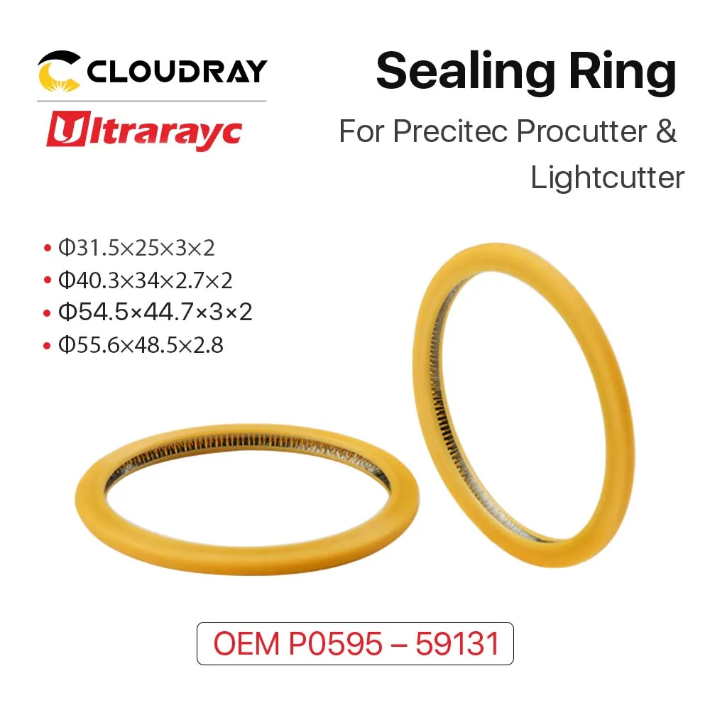 

Лазерное уплотнительное кольцо для Precitec Protective Windows 37*7/30*5 и Precitec ZM ProCutter DR P0595-59131 40,3 × 33 × 2,7 мм