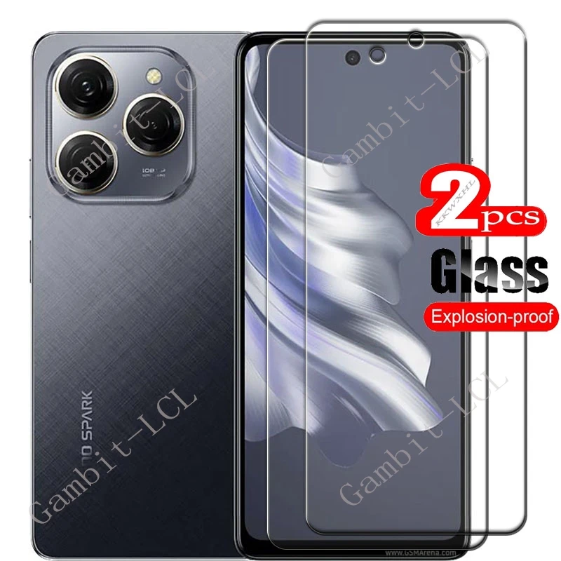2 шт. прозрачная защитная пленка 9H HD для Tecno Spark 20 Pro 6 78 дюйма