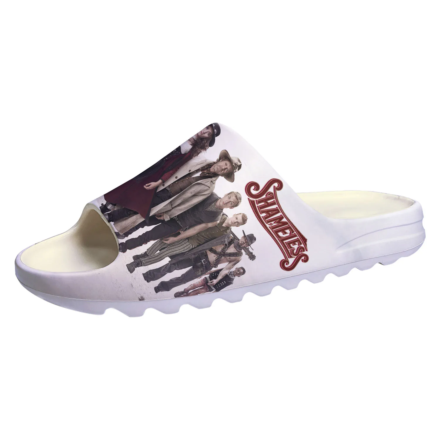 

Shameless In A World Soft Sole Sllipers Home Clogs Customized Step On Water Shoes Mens Womens Teenager Step in Sandals