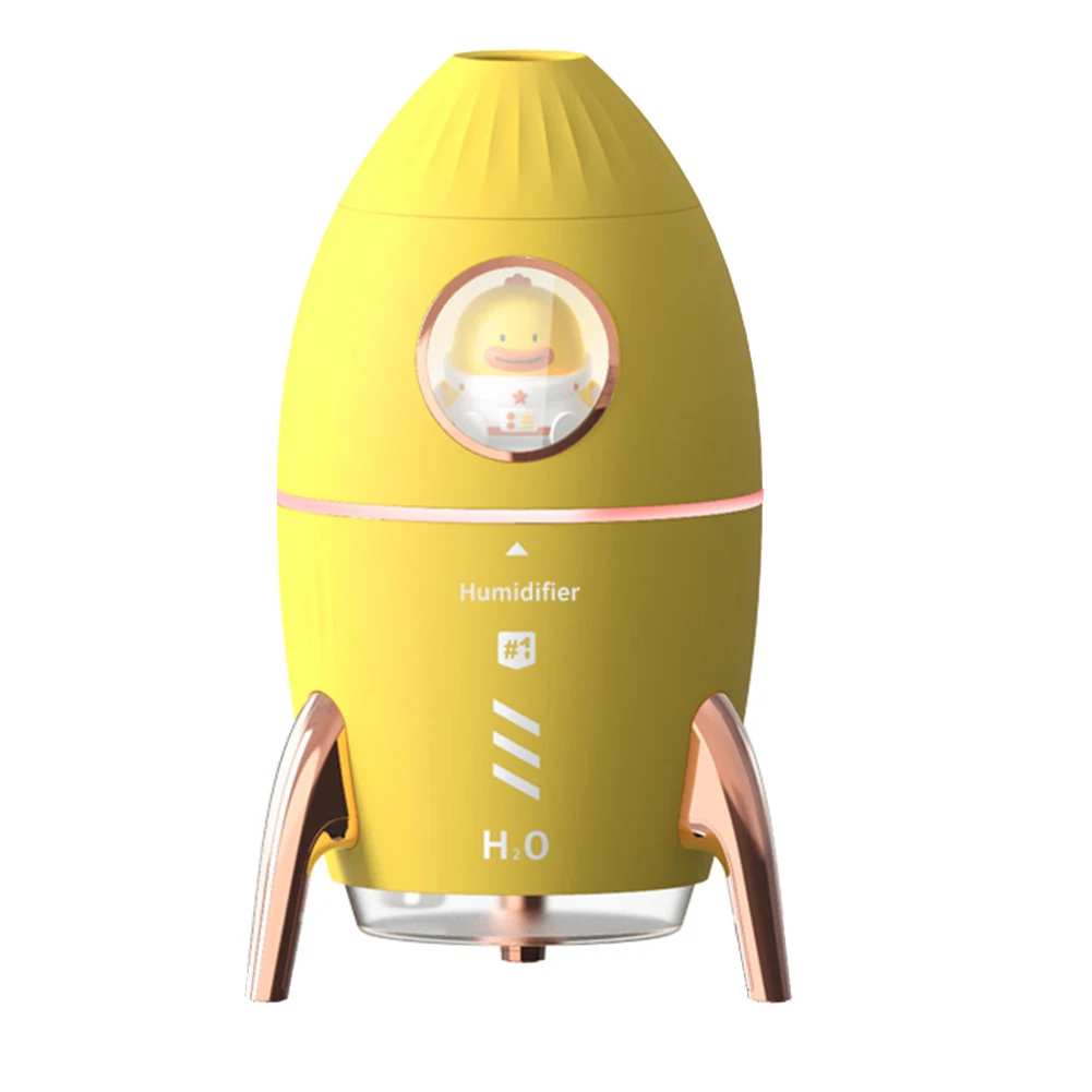 

Rocket Jellyfish Air Humidifier Modeling Cool Mist Essential Oils Diffuser Fragrance Diffuser Humidifiers Yellow
