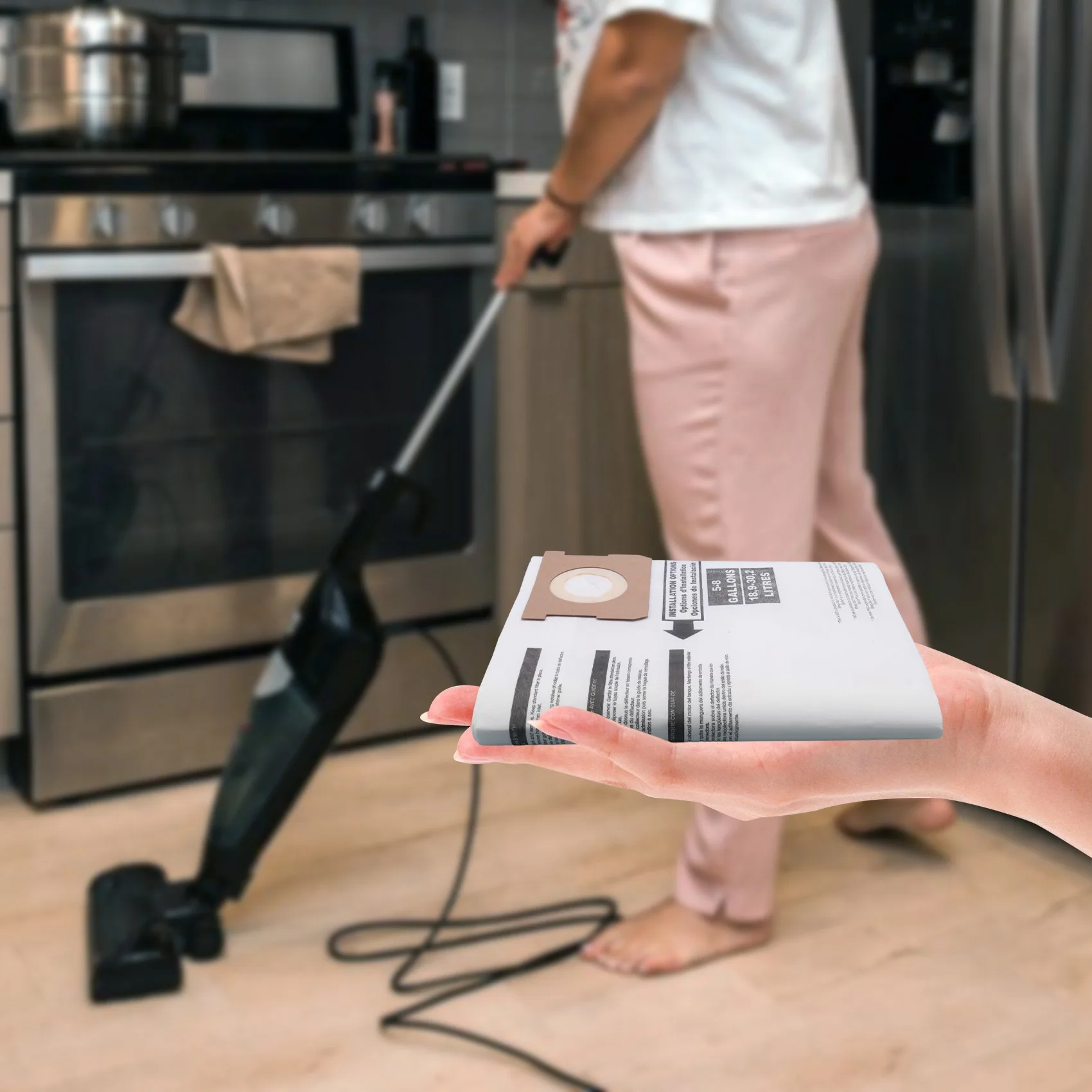 Мешки для пылесоса сухой и влажной уборки 5 шт.