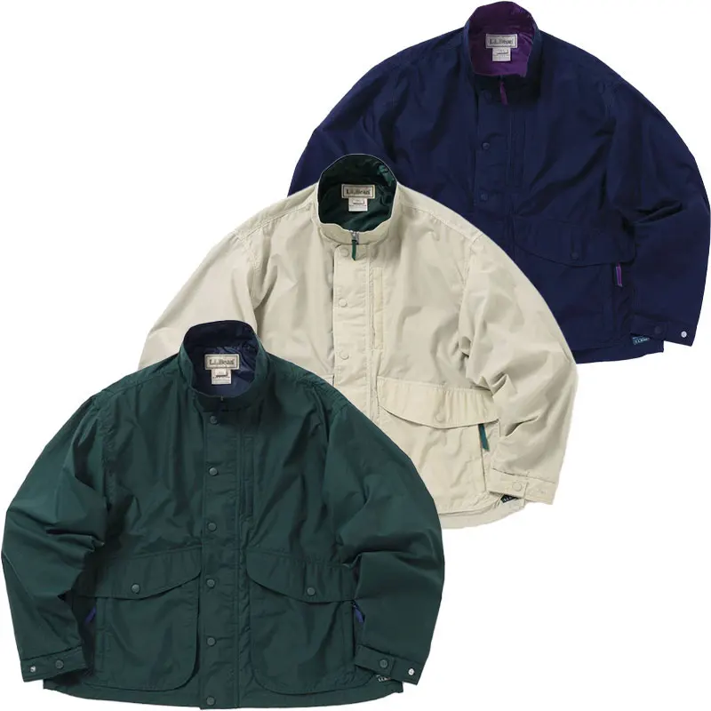 Водонепроницаемая нейлоновая куртка в стиле ретро для мужчин и женщин