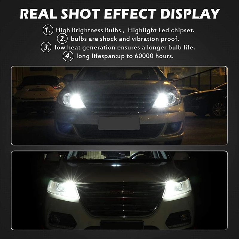 Универсальные Светодиодные Указатели Поворота 12 В 1156 BA15S 1157 BAY15D 6500K Белые