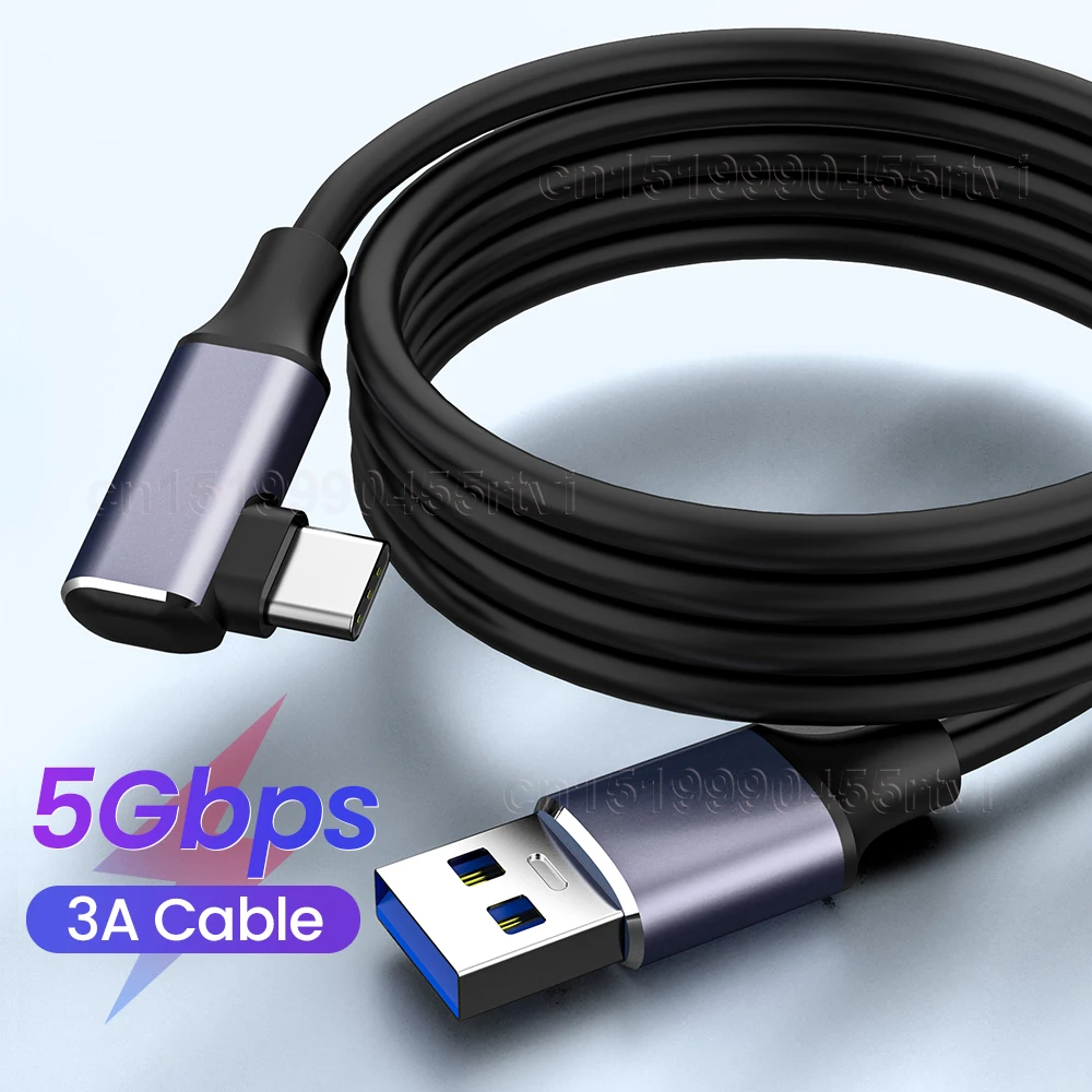 

3M Charging Cable Data Line for Oculus Quest 2 Link VR Headset USB 3.1 Type C Data Transfer Type-C To USB-A Cord VR Accessorie