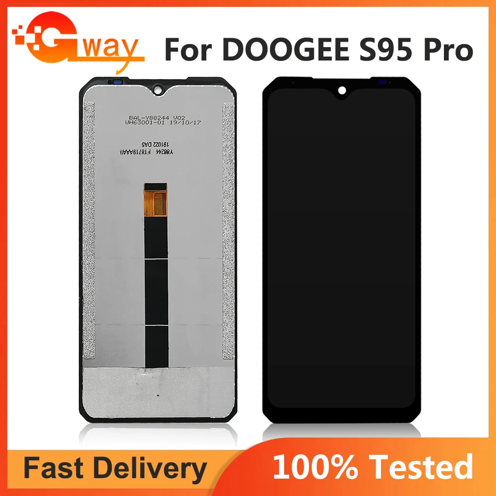Новый оригинальный ЖК-дисплей Doogee S95 Pro и дигитайзер сенсорного экрана в сборе 6 3