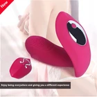 Пульт дистанционного управления носимый вибратор фаллоимитатор вибраторы для женщин точка G Клитор невидимый белье с бабочками вибрирующее яйцо секс-игрушки 18