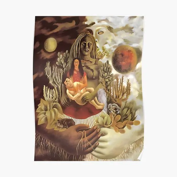 Постер Любовь объятий Вселенной с изображением уха художественный принт