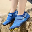Быстросохнущие пляжные босоножки для мальчиков и девочек, детская дышащая обувь для воды, уличные удобные нескользящие ботинки для восхождения