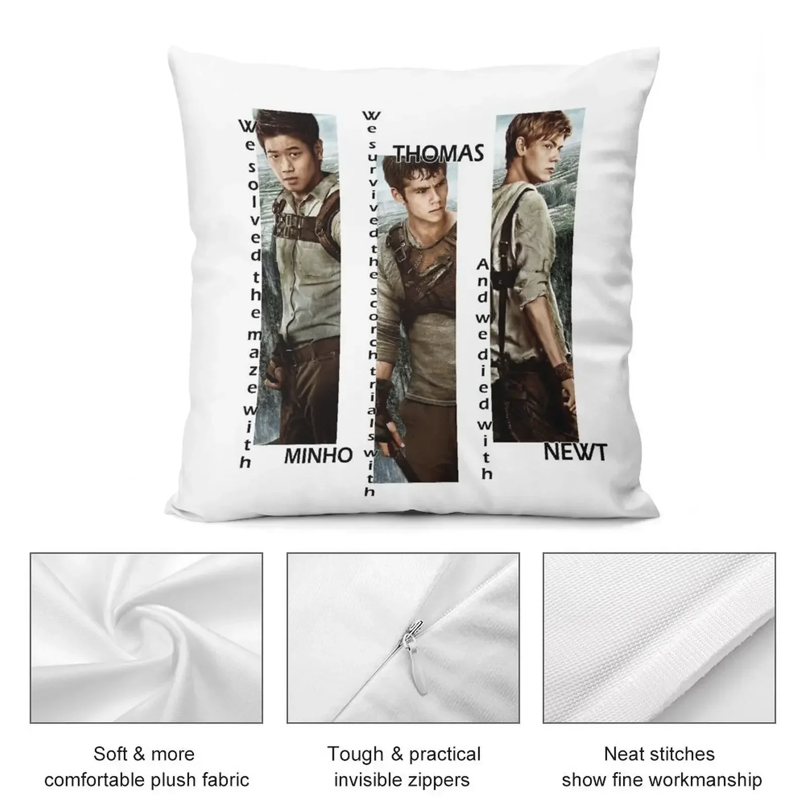 Maze Runner - Minho Thomas Newt декоративная подушка эластичный чехол для диванной подушки