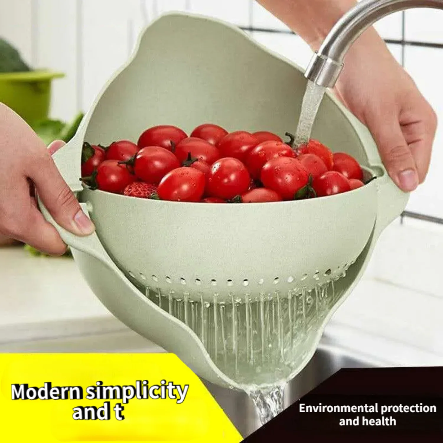 Экономия пространства двухслойная Пшеничная солома кухонная