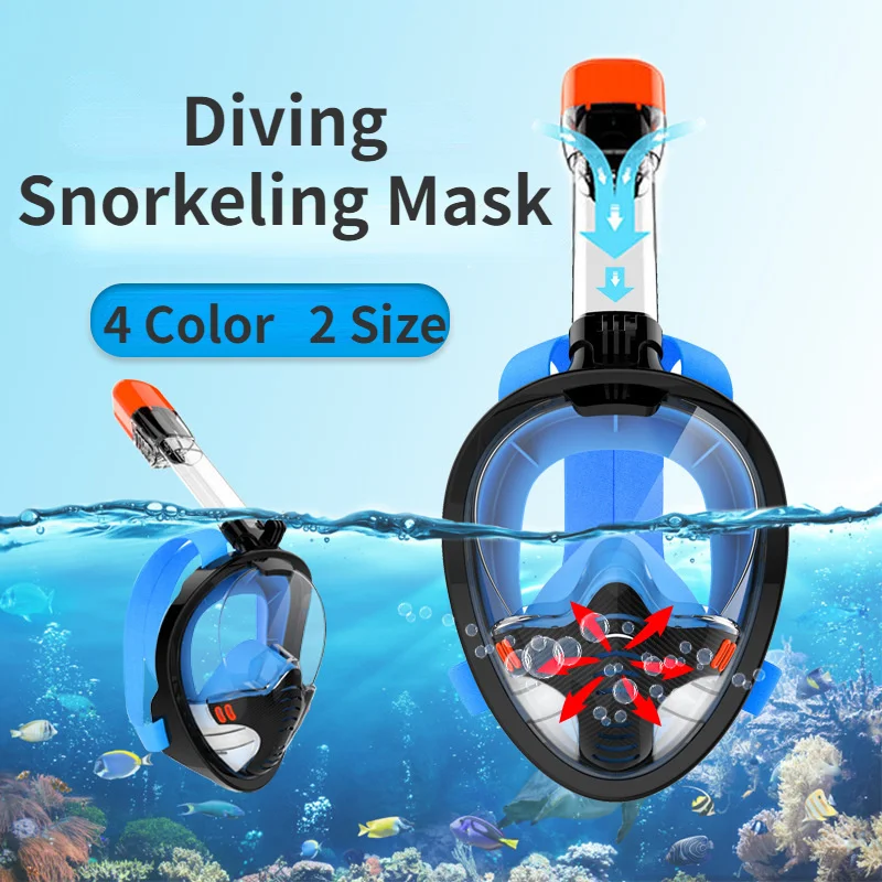

NEW Scuba Diving Snorkeling Mask Men/Women Camera Stand Using Superior Dry Snorkel Technology Underwater Full Face K4 Swim Mask