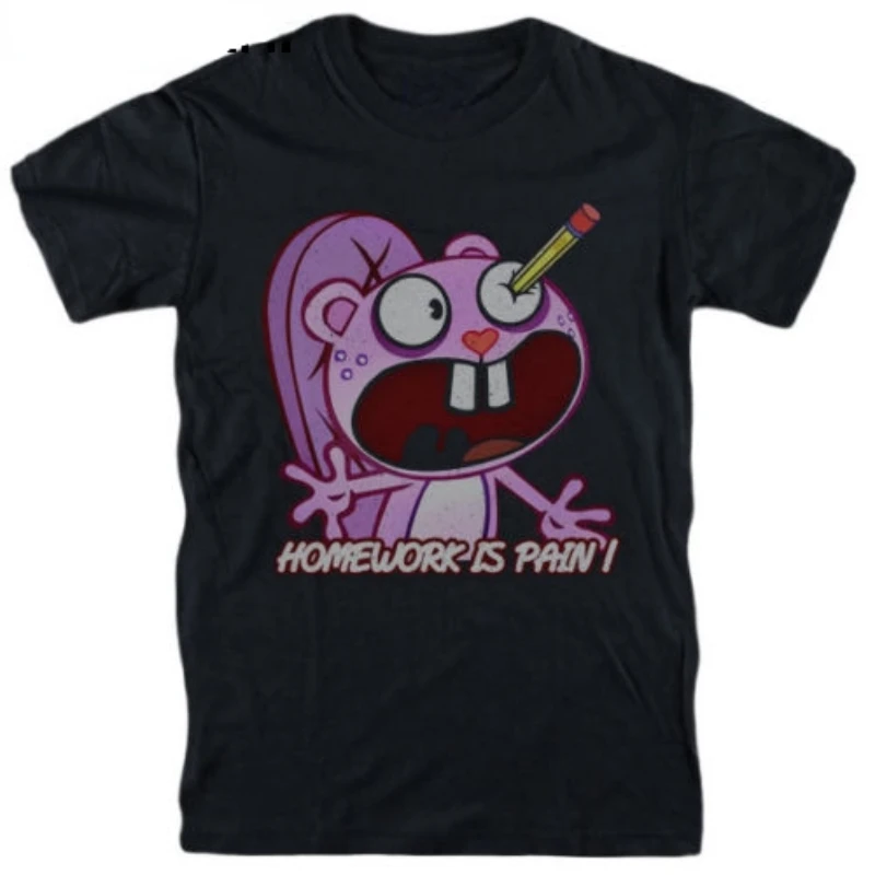 

Футболка унисекс с надписью «HAPPY TREE FRIENDS»
