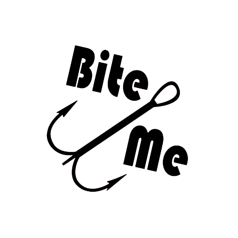 

15cm Bite Me Funny Car Reflective Sticker Auto Bumper Window Decor Vinyl Decal