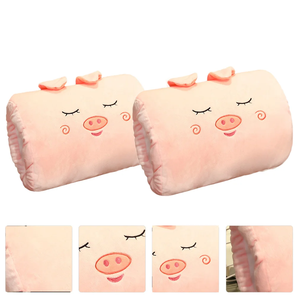 

2pcs Lovely Cute Cartoon Useful Plush Toy Winter Pillow Hand Cushion Plush Pillow Warm Hand Pillow