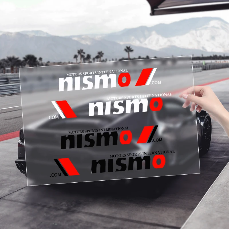 2 шт. наклеек на боковые двери автомобиля стиль эмблемы декали для Nissan Nismo Tiida Teana Horizon Juke X-trail Almera Qashqai товары на.