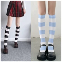 thin calf socks japanese sweet cat claw stockings striped footprint lolita two dimensional college style high tube knee socks