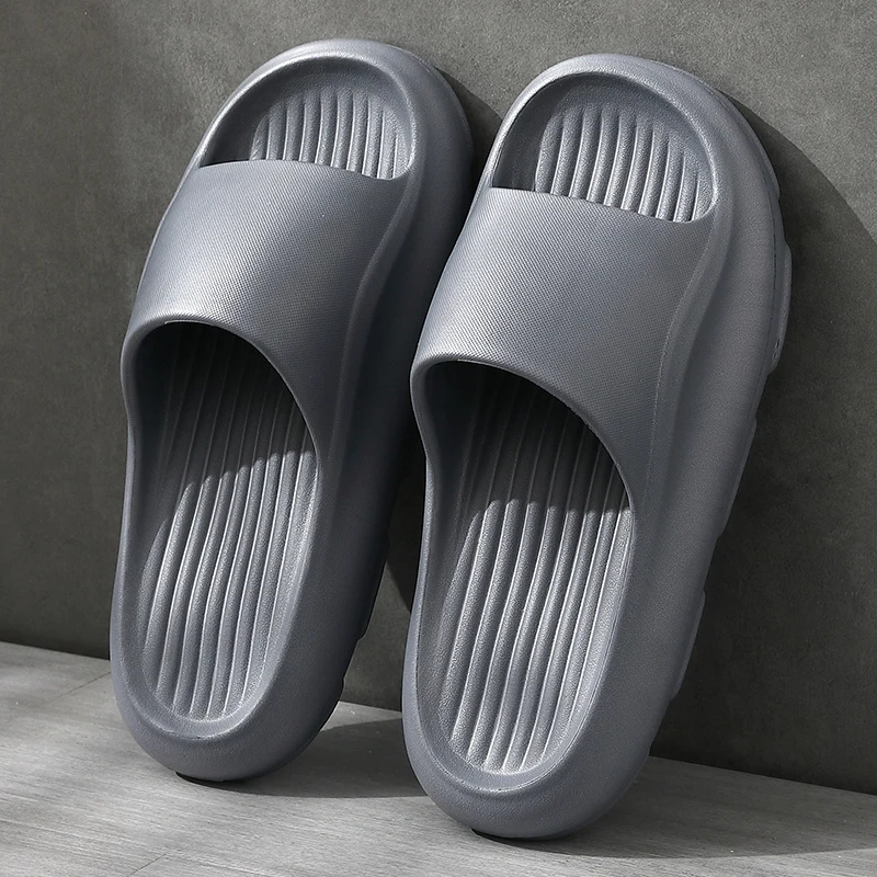 

Шлепанцы для мужчин и женщин, мягкие Нескользящие, на толстой плоской платформе, летние тапочки для дома и улицы, обувь для пар