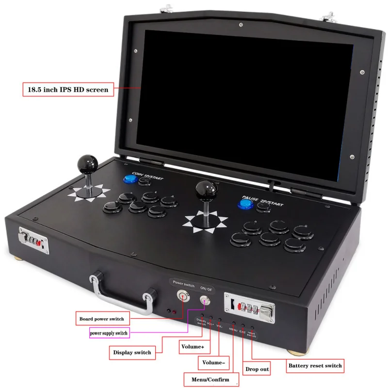 2 джойстика аркадная игровая консоль с 10188 ретро-играми