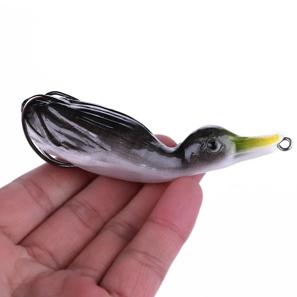 

1pcs New Pesca Pike Carp Fishing Lure Artificial Bait 18.5g 105mm Duck Lure Soft Baits Fishing Wobblers Frog Lure DropShipping