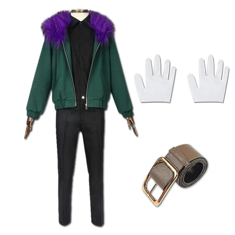 Костюм для косплея из аниме Моя геройская Академия мужской костюм с меховым