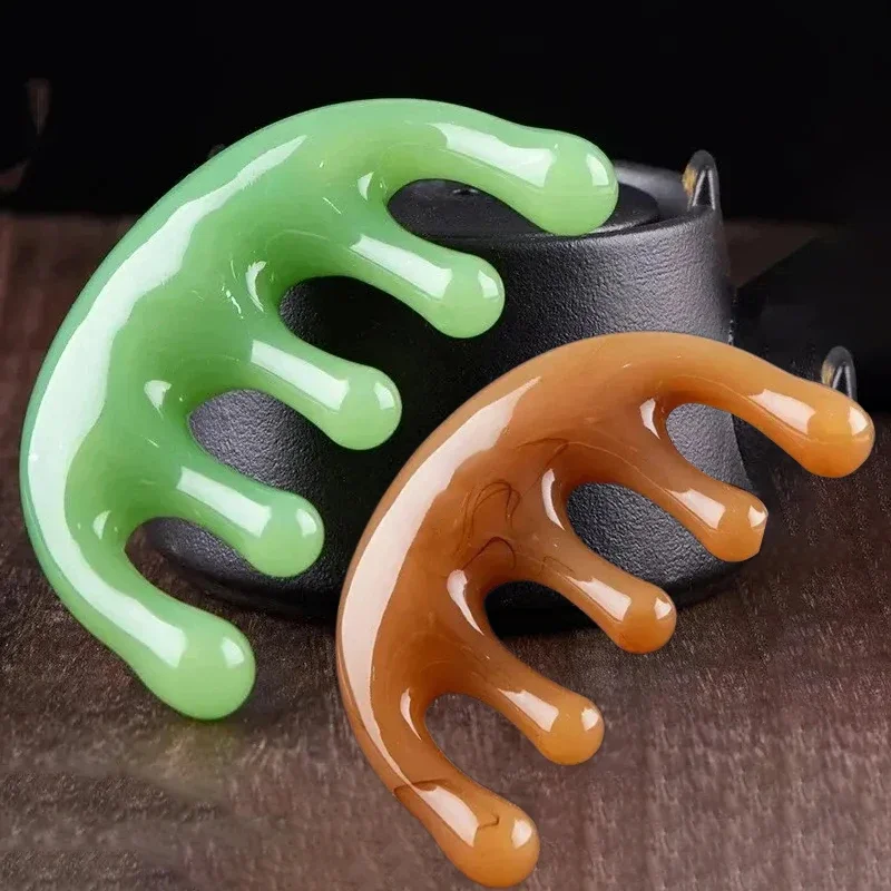 Балансирующая Масляная Круглая Расческа С Пятью Зубьями Массажная