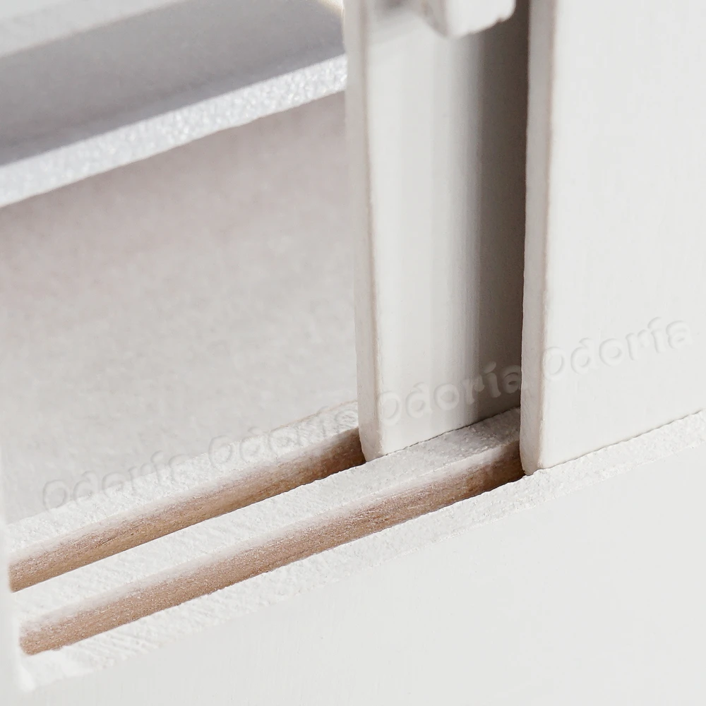 Odoria 1:12 Миниатюрный белый шкаф для тортов искусственная еда мини-магазин мебели