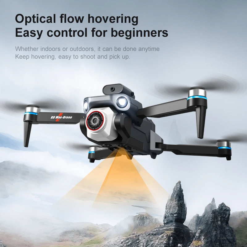 K6MAX Дрон 4K Профессиональный FPV с камерой RC Квадрокоптер Воздушная авиационная