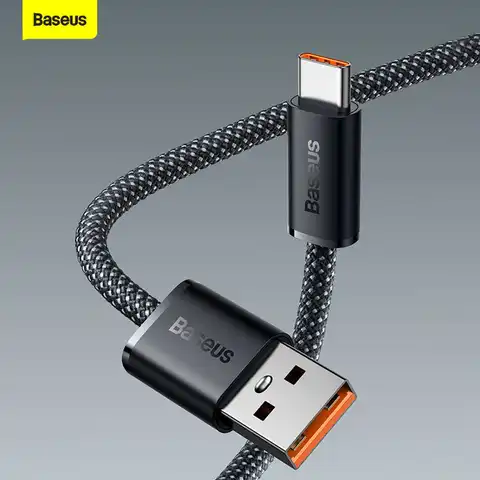 USB-кабель Baseus 100 Вт с поддержкой быстрой зарядки для Honor 50 Pro, 66 Вт, 40 Вт
