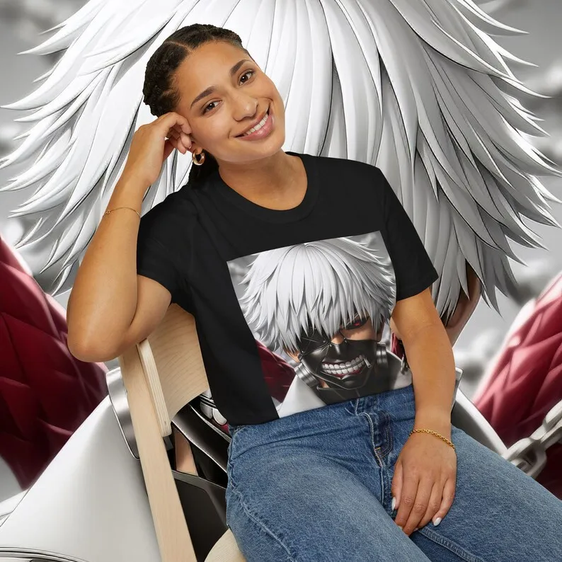 3D-футболка Tokyo Ghoul футболка премиум-качества с рисунком для любителей и